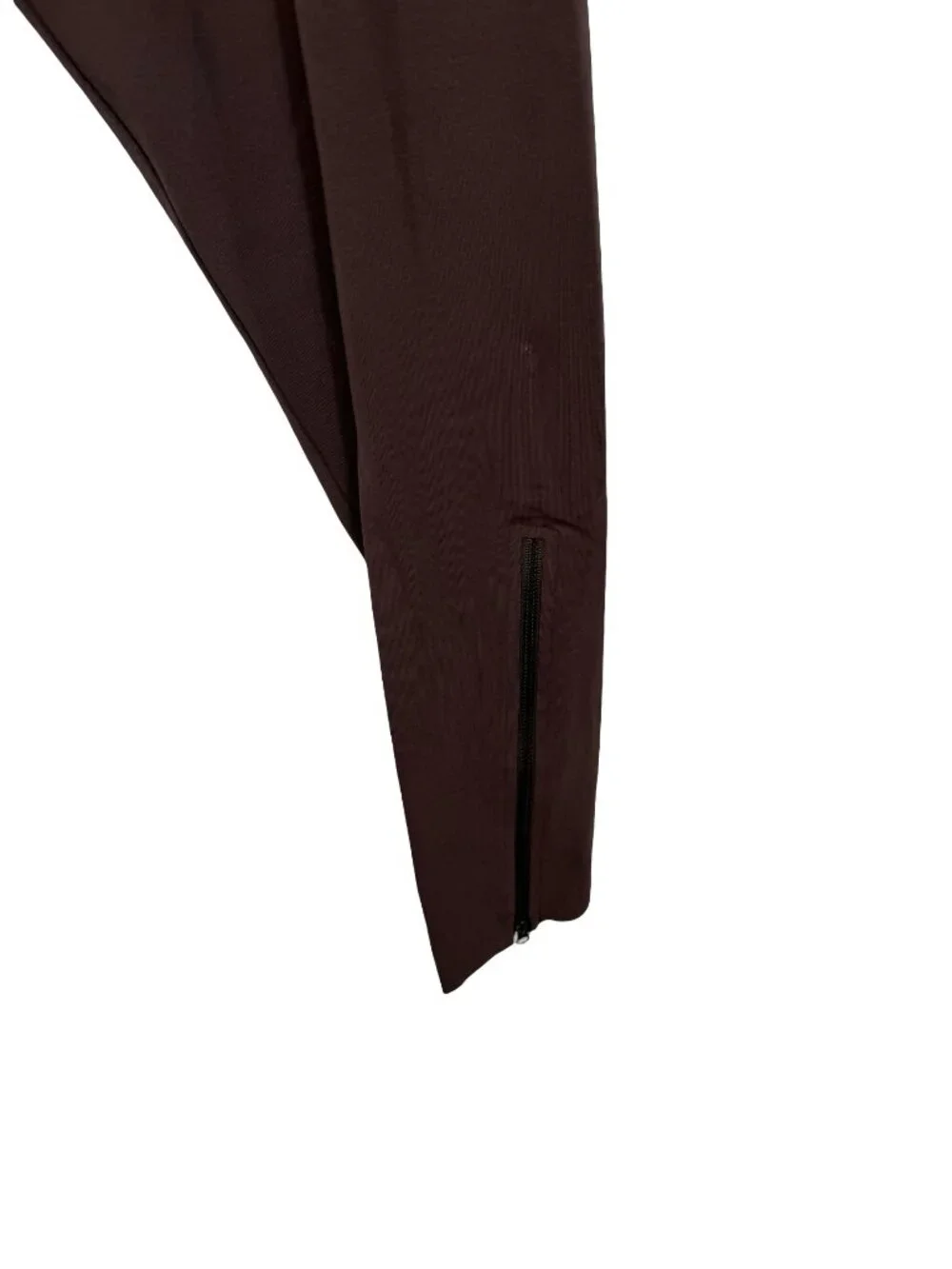 Soft Surroundings Pull On Pants Womens Large Brown Capri Elastic Stretch High
